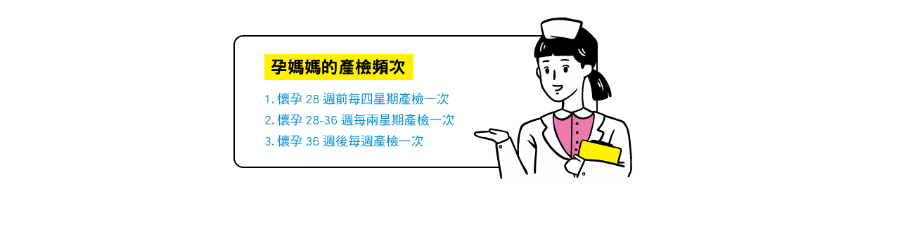 孕媽媽的產檢頻次