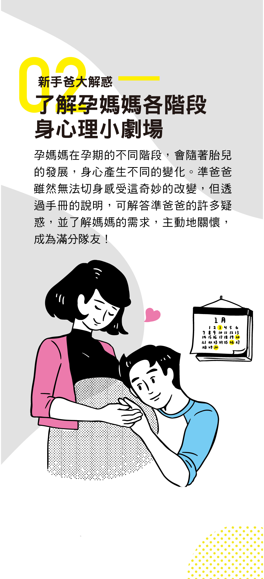 新手爸大解惑-了解孕媽媽各階段身心理小劇場