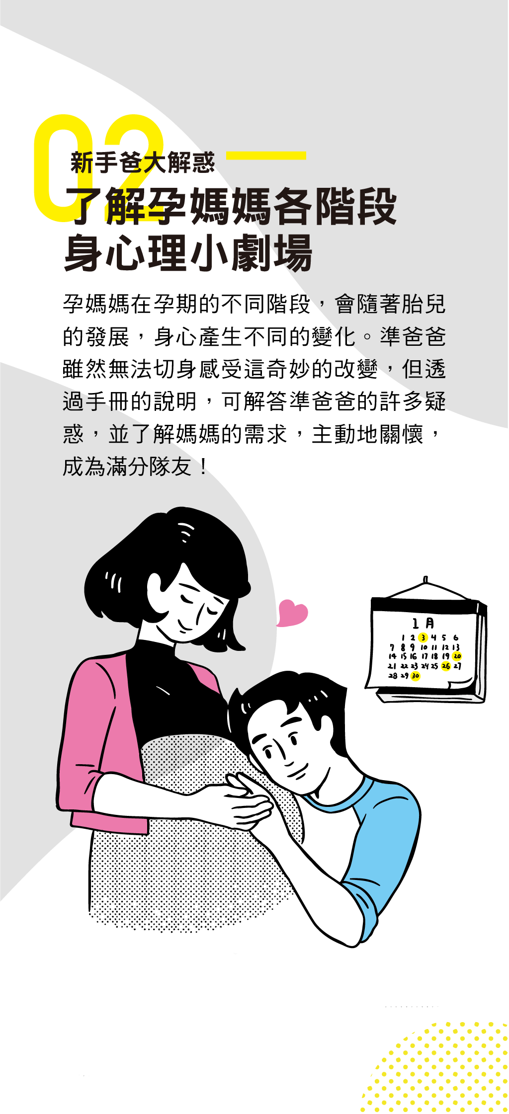 新手爸大解惑-了解孕媽媽各階段身心理小劇場