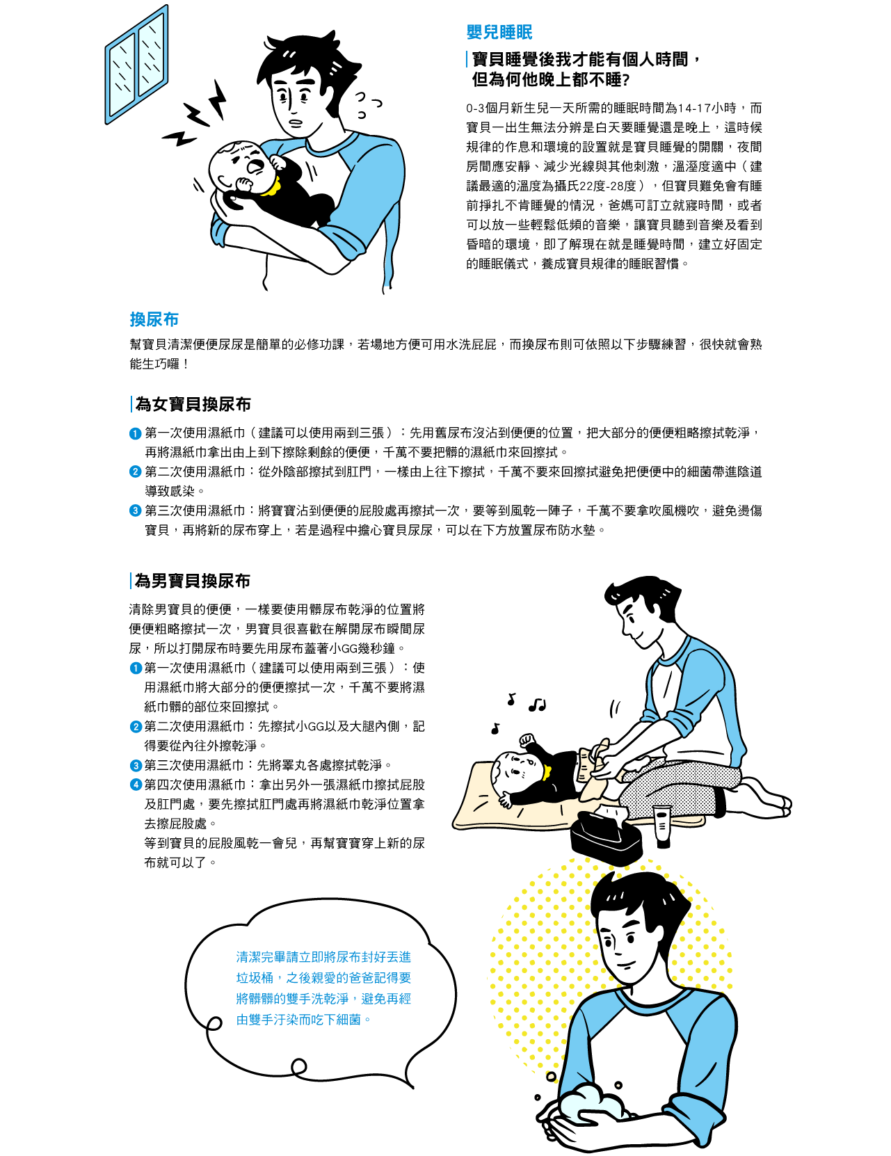 寶貝睡覺後我才能有個人時間，但為何他晚上都不睡?