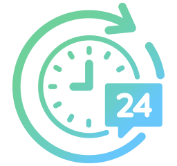 24hr*365天，服務不打烊快速全額到帳